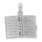 3-D HOLY BIBLE with Lord's Prayer and Moveable Pages Pendant - WBC