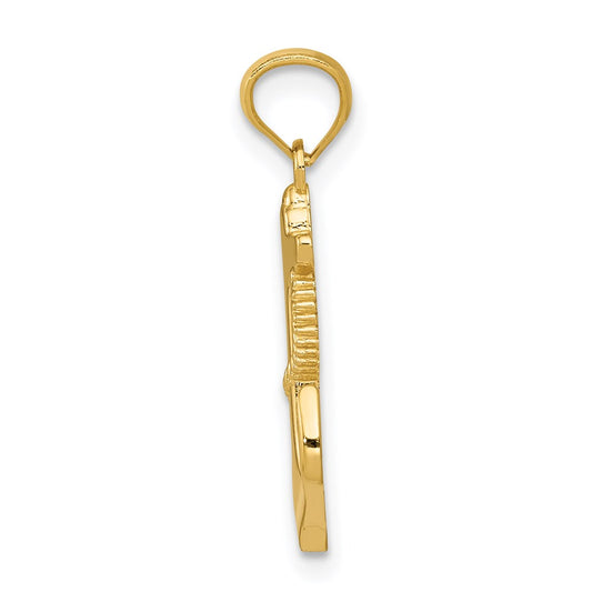 Polished Anchor with Rope Pendant - WBC