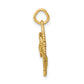 Satin Diamond-cut Comb and Scissors Charm - WBC