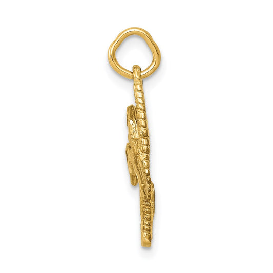 Satin Diamond-cut Comb and Scissors Charm - WBC