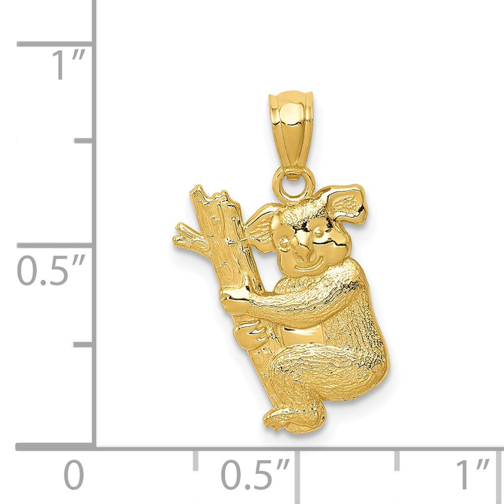 Textured Koala Pendant - WBC