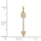 Arrow CZ Pendant - WBC