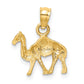 Satin Diamond-cut Camel Pendant - WBC