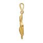 Satin Diamond-cut Capricorn Zodiac Charm - WBC