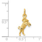 Satin Diamond-cut Aries Zodiac Charm - WBC