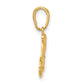 and Rhodium Diamond-cut Infinity Love Birds Pendant - WBC