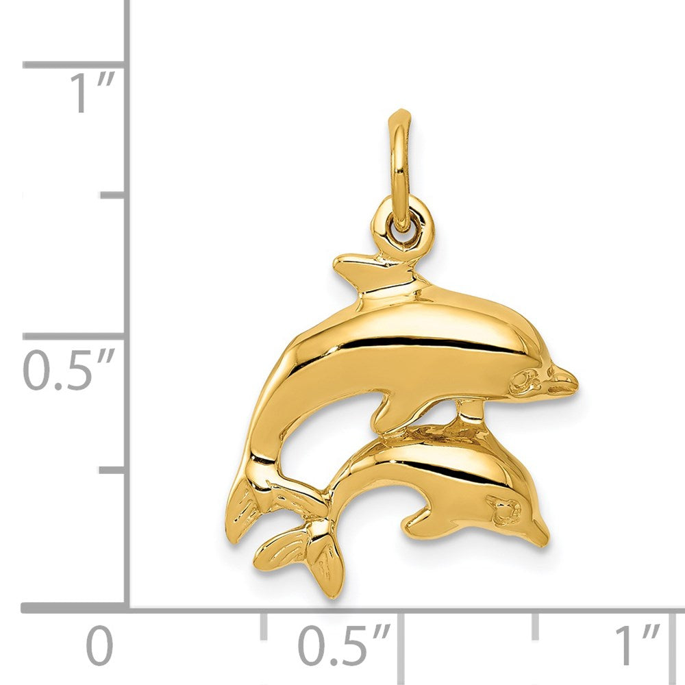 Dolphin Pair Charm - WBC
