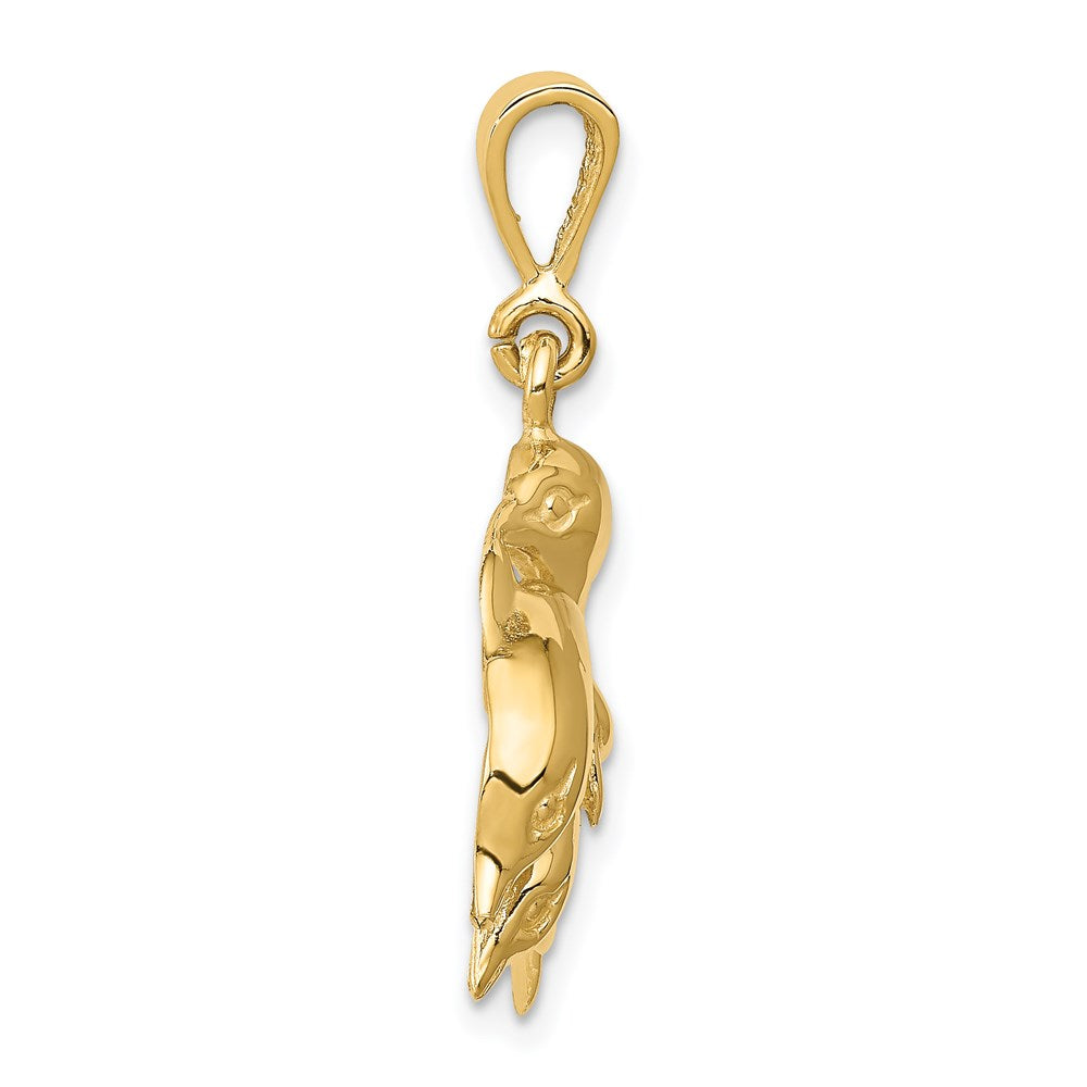 Polished Three Dolphin Charm - WBC