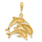 Polished Three Dolphin Charm - WBC