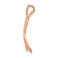 Diamond-cut Awareness Ribbon Pendant - WBC