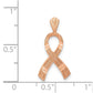 Diamond-cut Awareness Ribbon Pendant - WBC