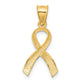 Diamond-cut Awareness Ribbon Pendant - WBC