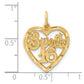 SWEET 16 in Heart Charm - WBC