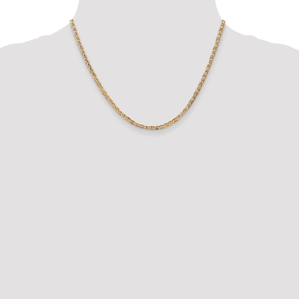 Concave Anchor with Lobster Clasp Chain - WBC