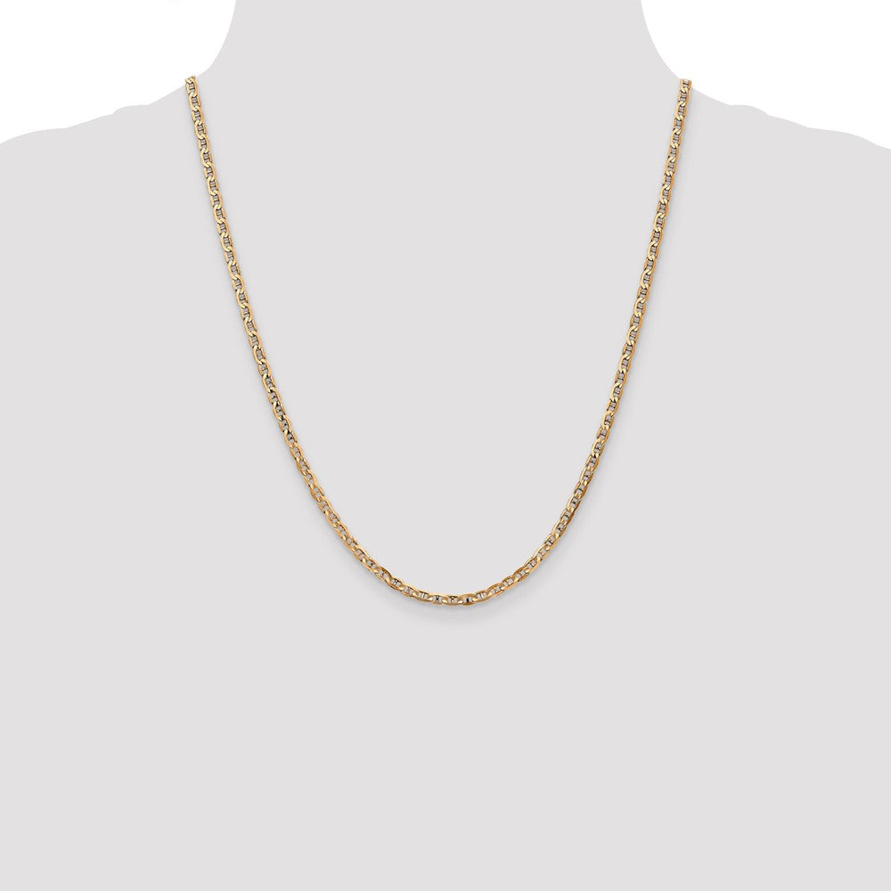 Concave Anchor with Lobster Clasp Chain - WBC