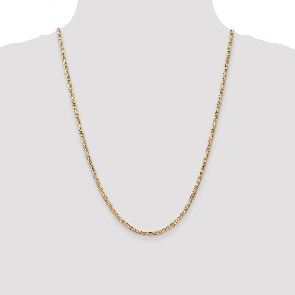 Concave Anchor with Lobster Clasp Chain - WBC