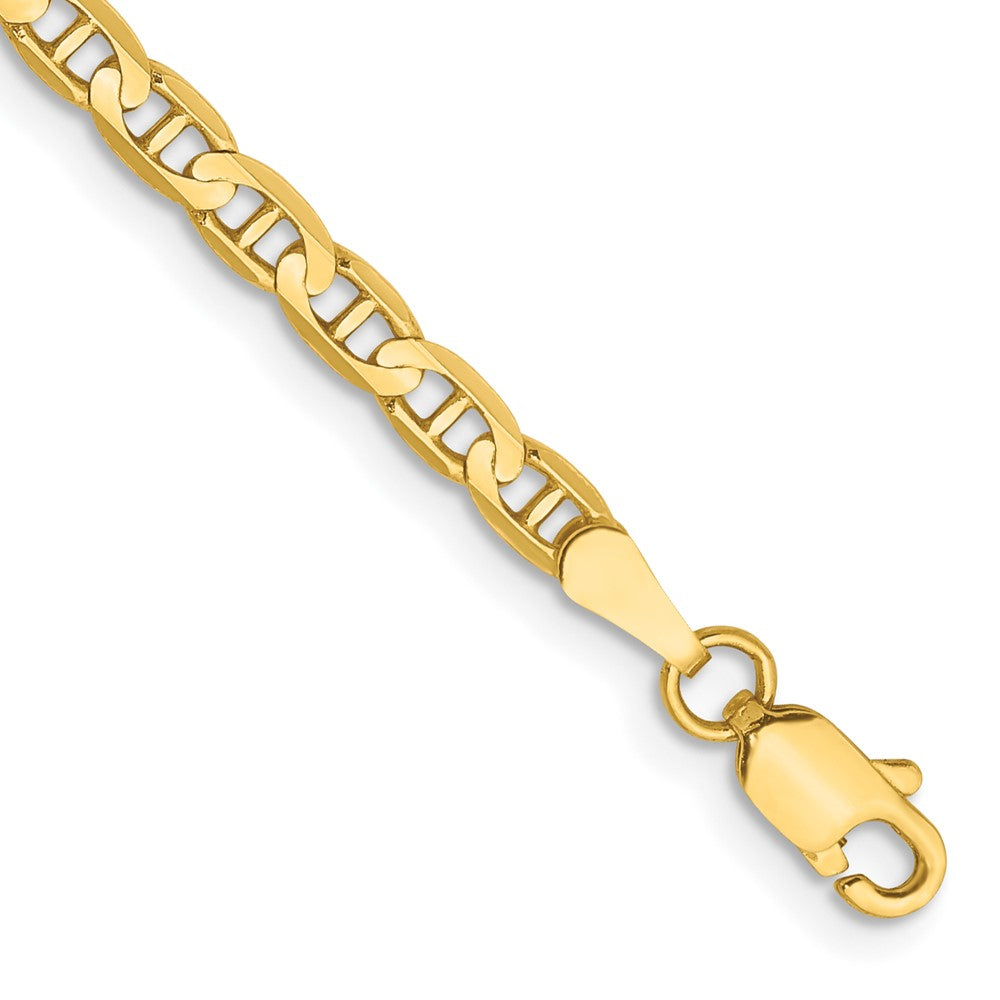Concave Anchor with Lobster Clasp Bracelet - WBC