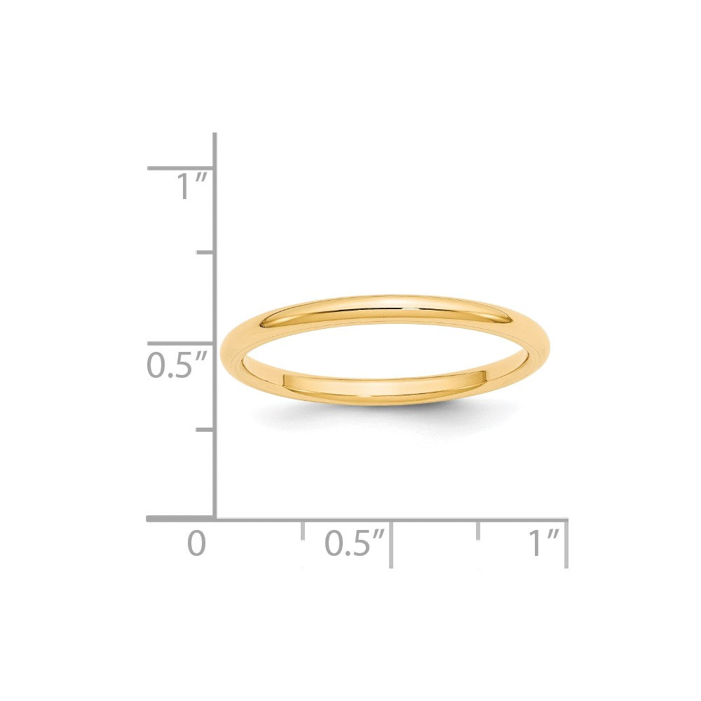 Standard Weight Comfort Fit Wedding Band - WBC