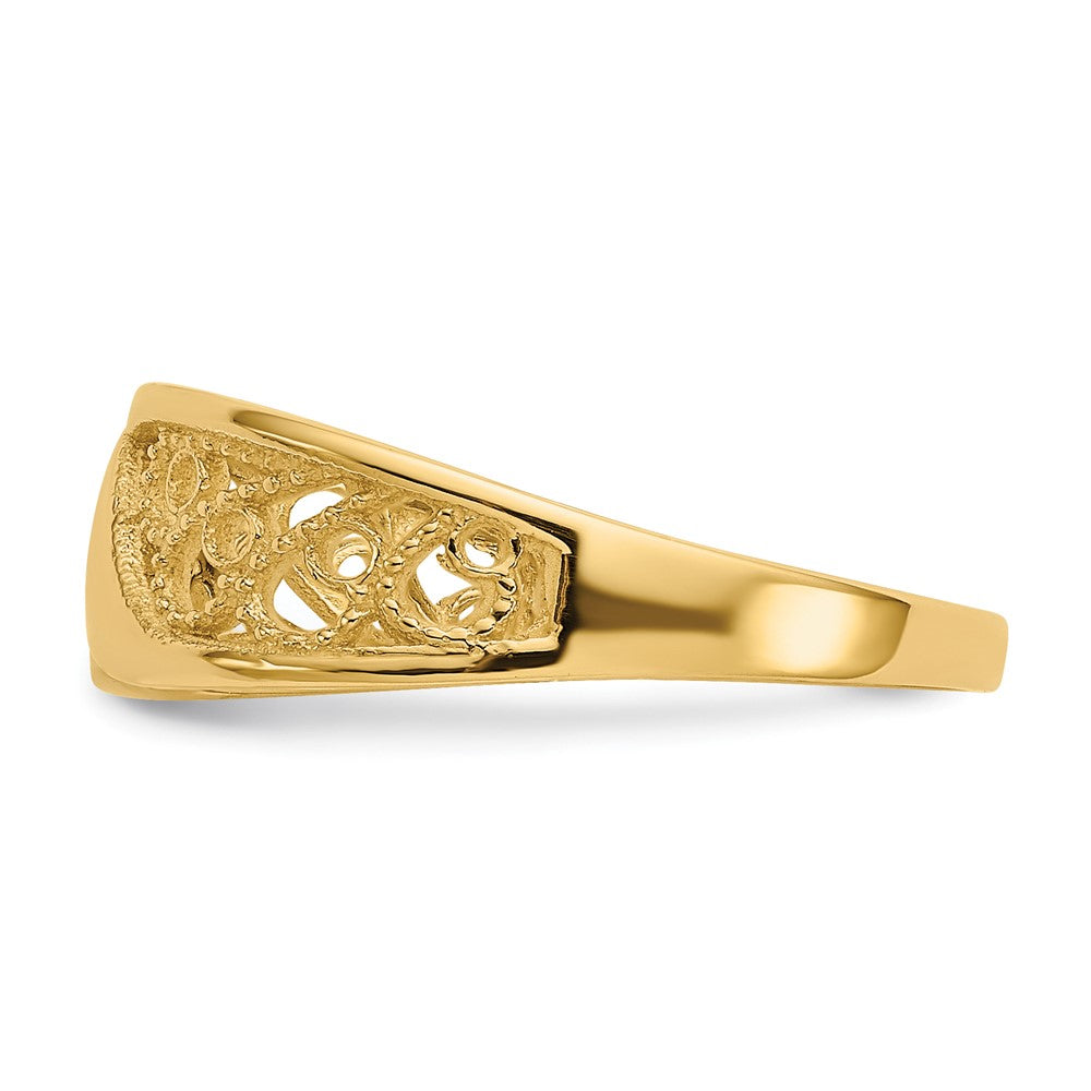 Polished Filigree Ring - WBC