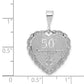 Reversible 50th ANNIVERSARY / OUR LOVE GROWS STRONGER EVERY YEAR Charm - WBC