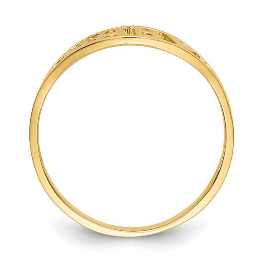 Polished BABY Oval Baby / Childs Ring - WBC