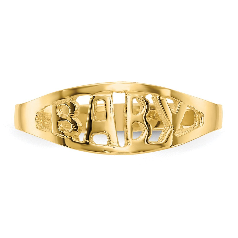 Polished BABY Oval Baby / Childs Ring - WBC