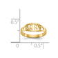 Polished BABY Oval Baby / Childs Ring - WBC