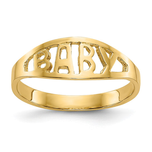 Polished BABY Oval Baby / Childs Ring - WBC