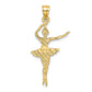 Satin Polished Ballerina Charm - WBC