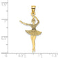 Satin Polished Ballerina Charm - WBC