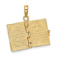 3-D THE TEN COMMANDMENTS Book with Moveable Pages Pendant - WBC