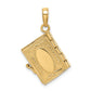 3-D THE TEN COMMANDMENTS Book with Moveable Pages Pendant - WBC