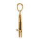 3-D THE TEN COMMANDMENTS Book with Moveable Pages Pendant - WBC