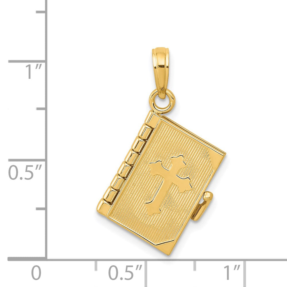 3-D Bible with Lord's Prayer and Moveable Pages Pendant - WBC