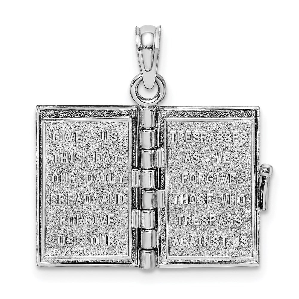 3-D Bible with Lord's Prayer and Moveable Pages Pendant - WBC