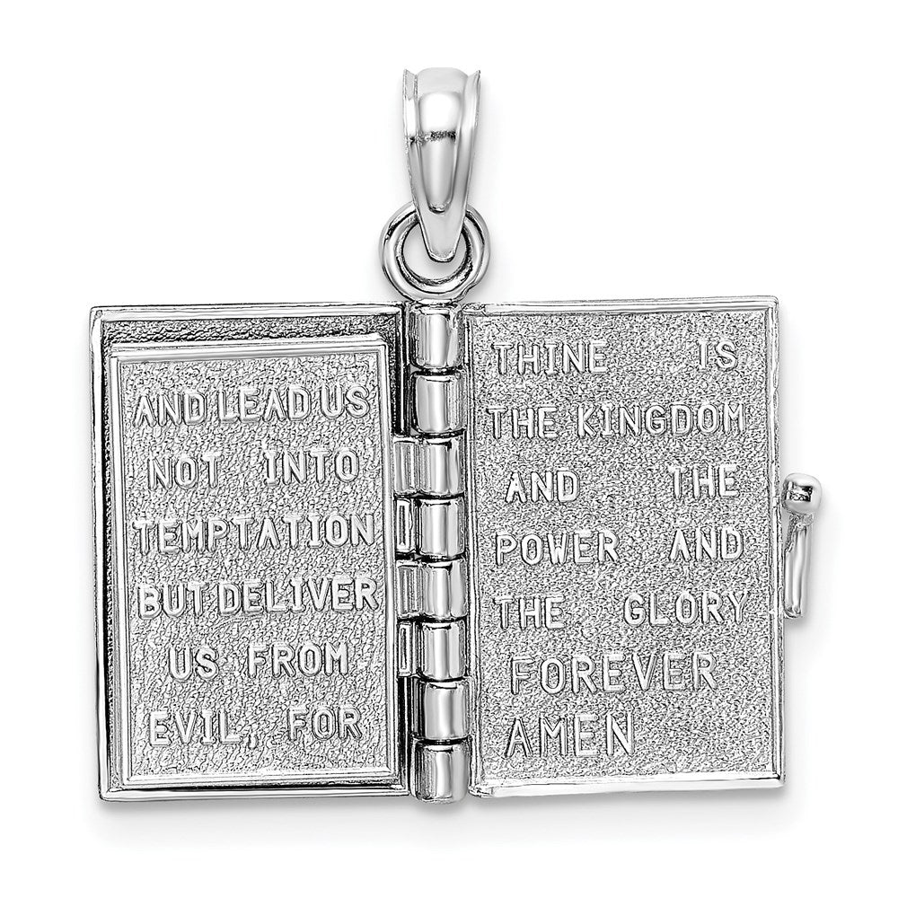 3-D Bible with Lord's Prayer and Moveable Pages Pendant - WBC