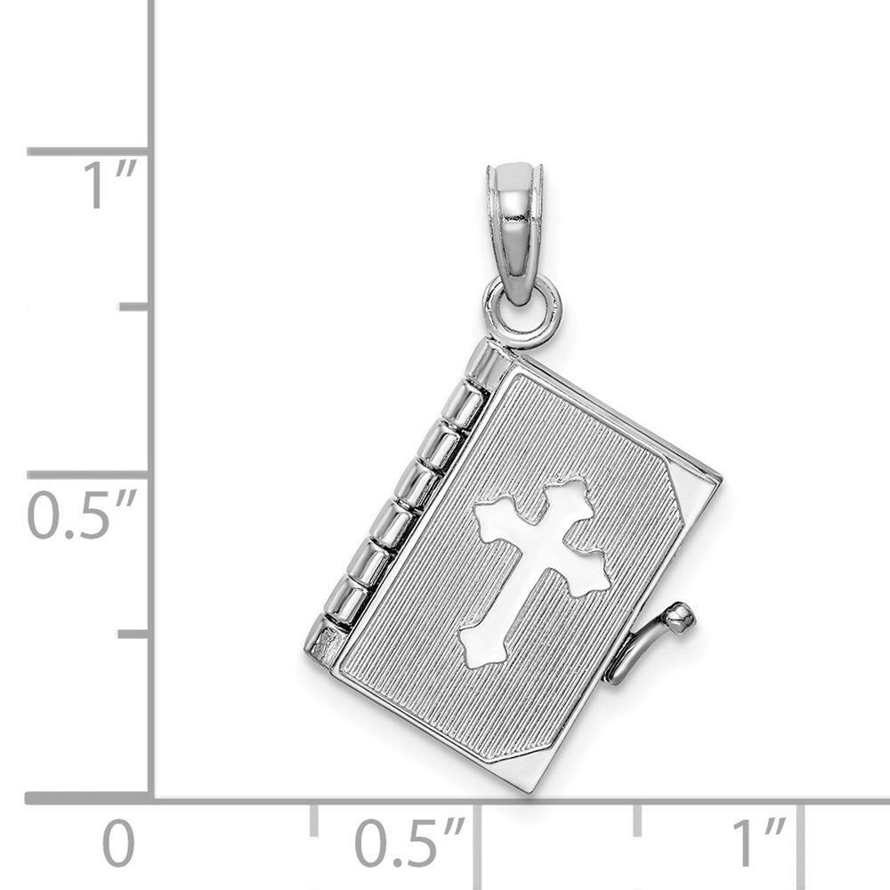 3-D Bible with Lord's Prayer and Moveable Pages Pendant - WBC