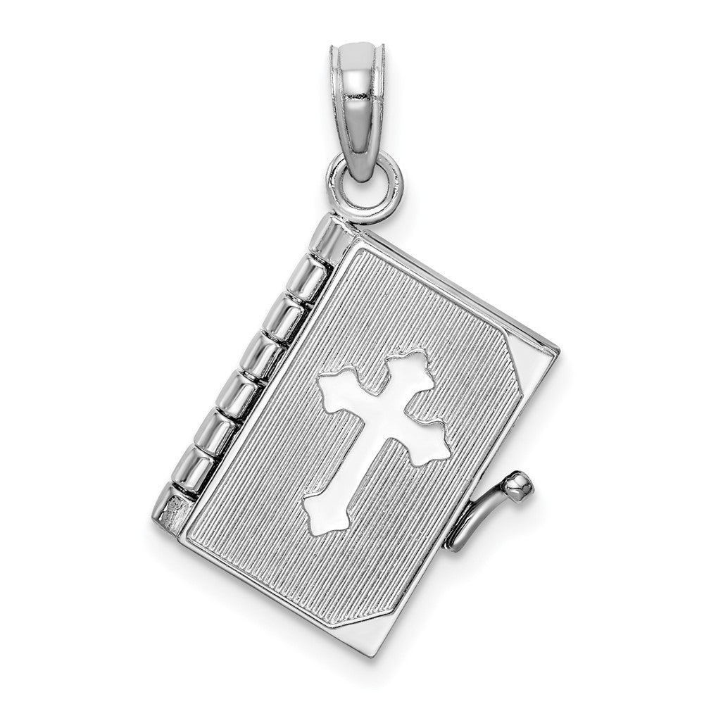 3-D Bible with Lord's Prayer and Moveable Pages Pendant - WBC