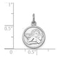 Polished Angel Round Charm - WBC