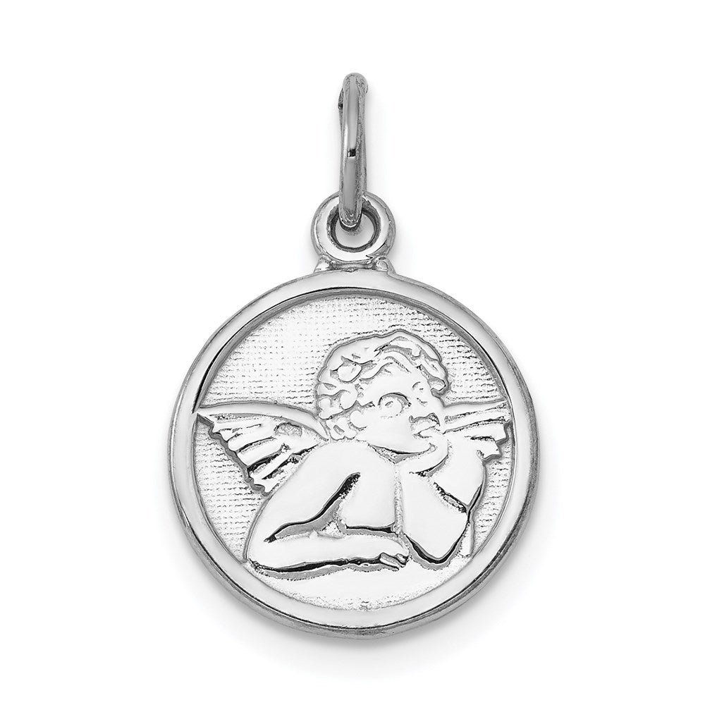Polished Angel Round Charm - WBC