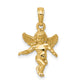 3-D Polished Solid Angel Pendant - WBC