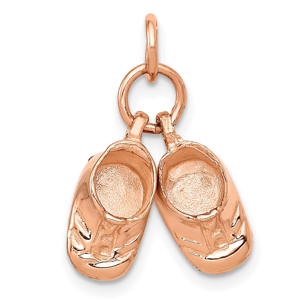 3-D Moveable Baby Shoes Charm - WBC