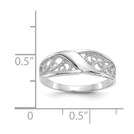 Polished Filigree Ring - WBC