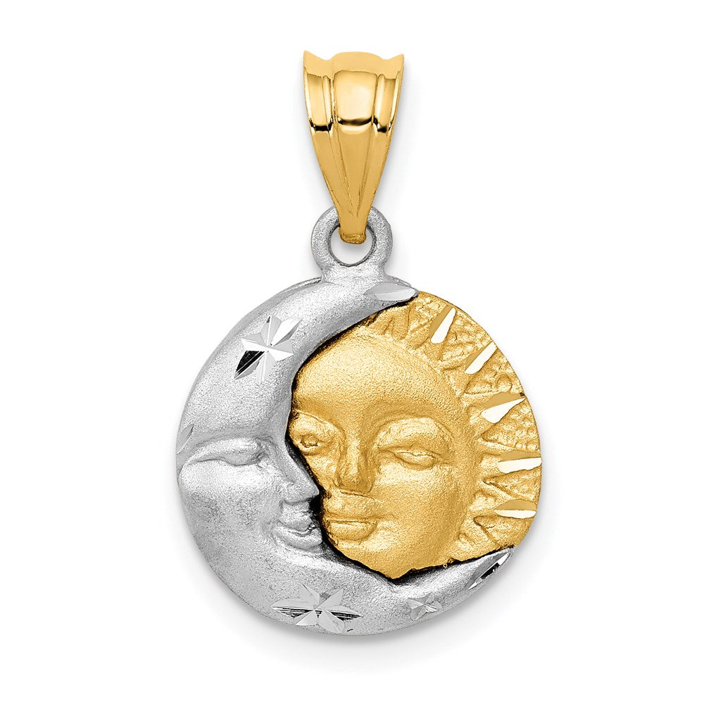 Two-tone Sun and Moon Charm - WBC