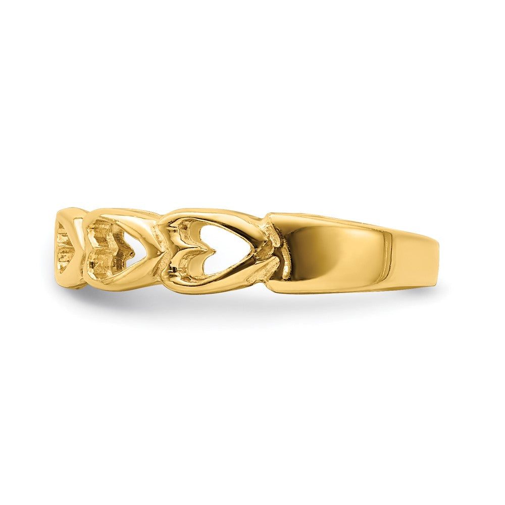 Open Hearts Baby / Childs Ring - WBC