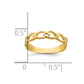 Open Hearts Baby / Childs Ring - WBC