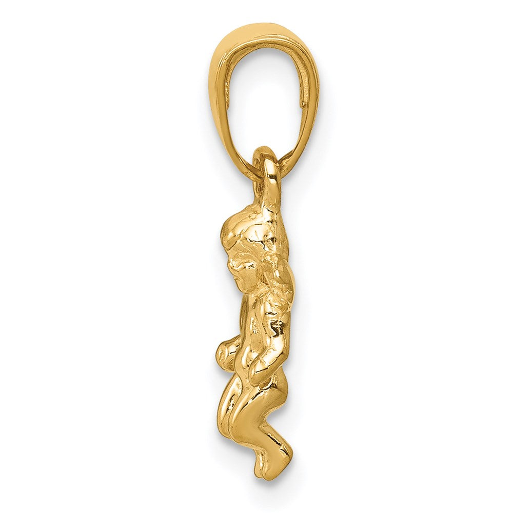 3-D Small Guardian Angel Pendant - WBC