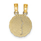 BEST FRIENDS FOREVER 2-Piece Break-apart Charm - WBC
