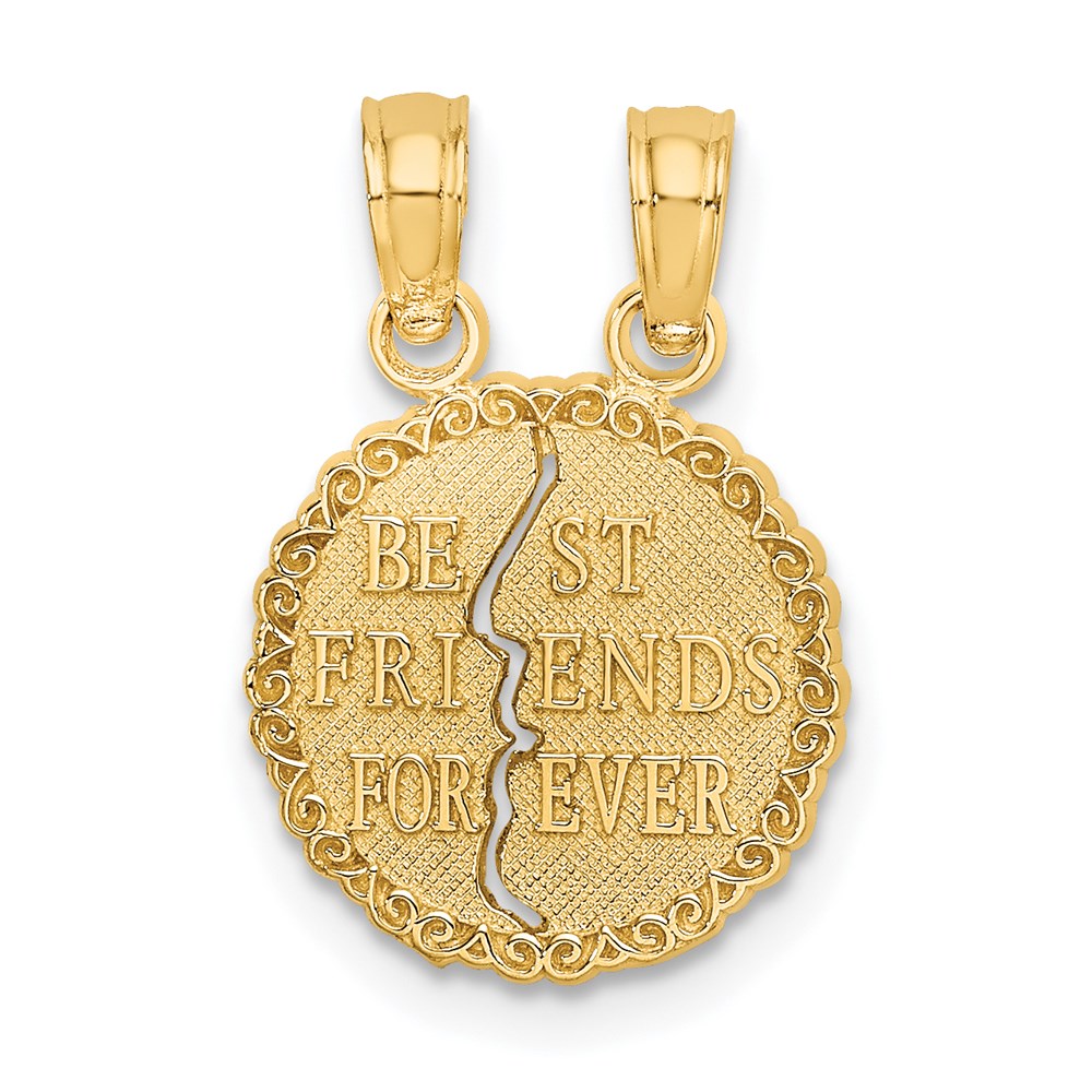 BEST FRIENDS FOREVER 2-Piece Break-apart Charm - WBC