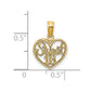 SWEET 16 in Heart Charm - WBC